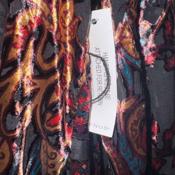 Vibrant Velvet Mini Dress - Picture 4 of 5